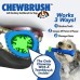 Комплект: Зубна щітка для собак ChewBrush + рукавички для чищення тварин Pet Gloves
