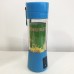 Блендер Smart Juice Cup Fruits USB. Колір синій