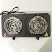 Електроплита настільна Domotec MS-5802, плита двокомфоркова електроплита побутова електрична