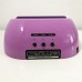 Гібридна лампа для нігтів Beauty Nail CCFL+LED 48W K18, Світлодіодна сушарка для лаку. Колір: фіолетовий