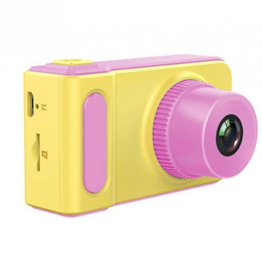 Дитячий цифровий фотоапарат Smart Kids Camera V7 baby T1. Колір рожевий