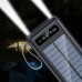 Power Bank Solar Smart 1015 зарядний пристрій на сонячній батареї 20000mAh з індикатором заряду Чорний