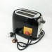 Тостер MAGIO MG-272B 750 Вт, тостер кухонний, тостери для дому, тостерниця, сендвіч-тостери. Колір: чорний