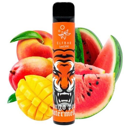 Elf Bar LUX Original Ельф Бар 1500 тяг. Манго Персик Кавун (Mango Peach Watermelon)