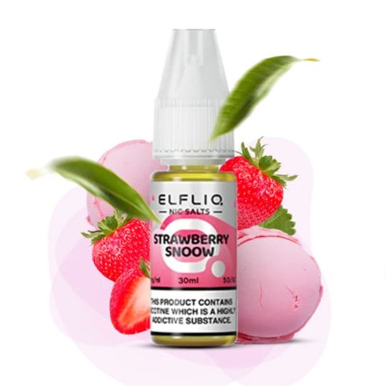 Рідина ELFLIQ 30мл 5%. Полуничне Морозиво (Strawberry snoow)
