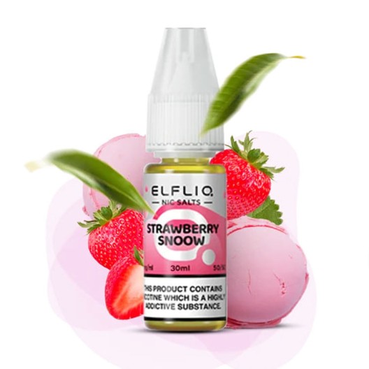 Рідина ELFLIQ 30мл 5%. Полуничне Морозиво (Strawberry snoow)
