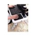 Складаний столик для ноутбука LD-09 E-Table, столик з охолодженням 2 USB кулера, Стіл підставка з вентиляцією
