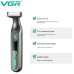 Електробритва VGR V-360 GREEN, Бездротова електробритва, Тример для вусів, Електробритва з насадками