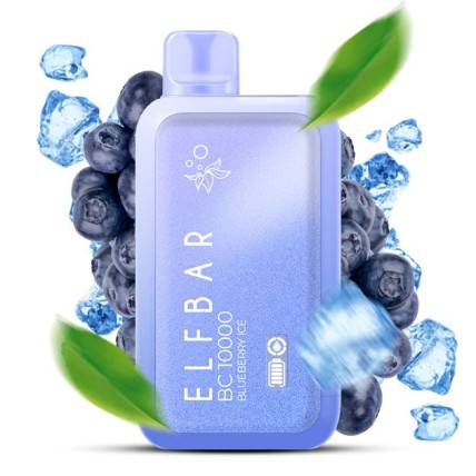 Elf Bar BC10000. Чорниця (Blueberry Ice)