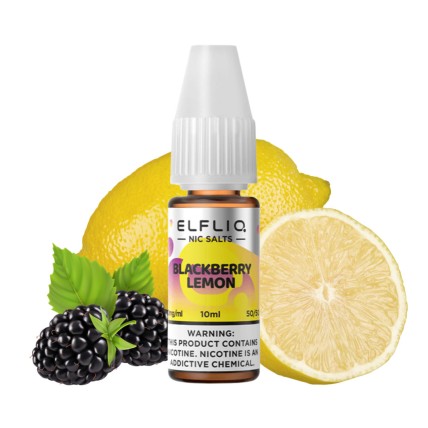 Рідина ELFLIQ 10мл 5%. Ожина Лимон (Blackberry Lemon)
