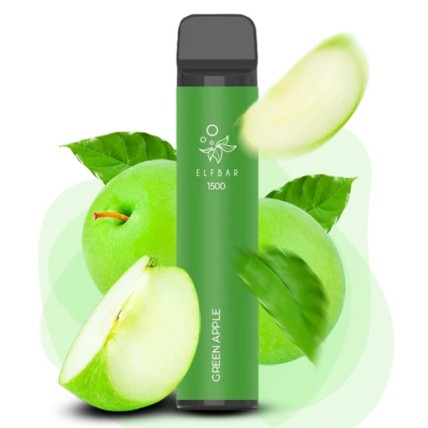 Elf Bar Original (Ельф Бар) 1500 тяг. Зелене яблуко (Green apple)