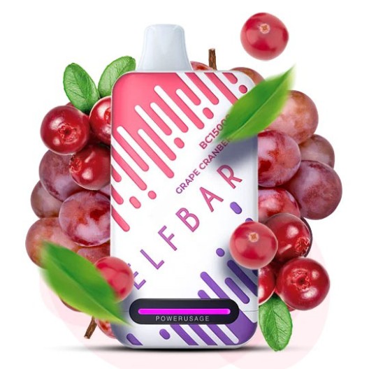 Elf Bar BC15000 5% 15000 тяг. Виноград Журавлина (Grape Cranberry)