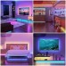 Світлодіодна стрічка SMD 5050 RGB LED 5 м IP65 з bluetooth контролем. підключення 220V