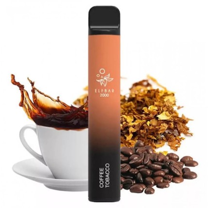 Elf Bar Original (Ельф Бар) 2000 тяг. (Coffee Tobacco) Кава Тютюн