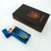 Електрична та газова запальничка Україна із USB-зарядкою HL-431, запальничка спіральна. Колір: синій
