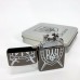 Дугова електроімпульсна запальничка USB Україна металева коробка HL-446. Колір: чорний