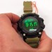 Годинник наручний чоловічий SKMEI 1384KH KHAKI, годинник наручний електронний тактичний. Колір: хакі
