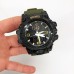 Годинник наручний чоловічий SKMEI 1586AG ARMY GREEN, чоловічий армійський водостійкий тактичний. Колір: зелений