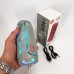 Портативна колонка Bluetooth з LED підсвічуванням TG288, акумуляторна колонка для музики. Колір: сірий
