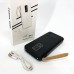 Power Bank зарядний пристрій на сонячній батареї 10000mAh з індикатором заряду. Колір: чорний