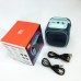 Портативна Bluetooth колонка TG359 7W з підсвічуванням RGB, акумуляторна колонка для музики. Колір: синій