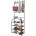 Вішалка для одягу New simple floor clothes rack з полицями для взуття метал
