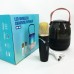 Портативна колонка XM-A68 з RGB підсвічуванням та мікрофоном, Bluetooth мікрофон для караоке