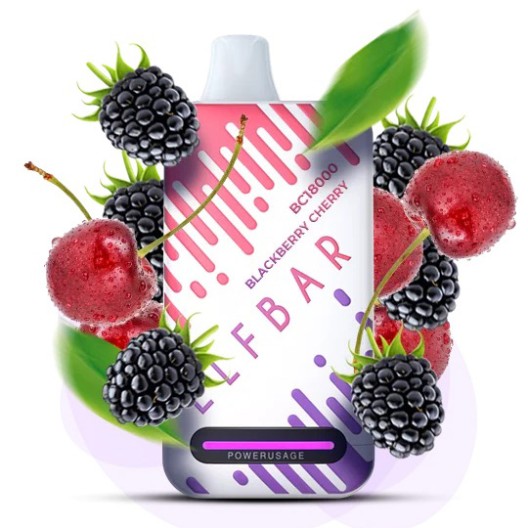 Elf Bar BC18000 Original 5% перезаряджаємий под. Ожина Вишня (Blackberry Cherry)