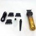 Тример для бороди та вусів VGR V-989. Машинка для стрижки, окантування кераміка+сталь. Колір: золотий