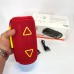 Bluetooth-колонка TG657 з RGB підсвічуванням 1500 mAh, бездротова колонка портативна потужна. Колір: червоний