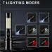 Кишеньковий ліхтарик PLD-603 White з LED-лазером PM10-TG+18SMD (білий+червоний), Лед ліхтар переносний