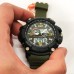 Годинник наручний чоловічий SKMEI 1283AG ARMY GREEN, армійський годинник протиударний. Колір: зелений
