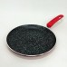 Сковорідка для млинців Con Brio СВ-2324 Eco Granite, сковорода з товстим дном. Колір: червоний