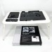 Складаний столик для ноутбука LD-09 E-Table, столик з охолодженням 2 USB кулера, Стіл підставка з вентиляцією