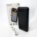 Power Bank Solar Smart 1015 зарядний пристрій на сонячній батареї 20000mAh з індикатором заряду Чорний