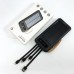 Power Bank Solar Smart 1015 зарядний пристрій на сонячній батареї 20000mAh з індикатором заряду Чорний