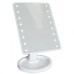 Дзеркало для макіяжу з 16 LED підсвічуванням Mirror White, Дзеркало, що світиться, для макіяжу. Колір: білий