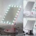 Дзеркало для макіяжу з 16 LED підсвічуванням Mirror White, Дзеркало, що світиться, для макіяжу. Колір: білий
