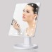 Дзеркало для макіяжу з 16 LED підсвічуванням Mirror White, Дзеркало, що світиться, для макіяжу. Колір: білий