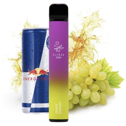 Elf Bar Original (Ельф Бар) 2000 тяг. (Grape Energy) Виноград енергетик