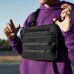 Тактична нагрудна сумка з Cordura 1000D, розгрузка чоловіча чорна