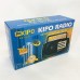 Радіоприймач KIPO KB-308AC - потужний 5-ти хвильовий фм Радіоприймач fm діапазону, Приймач фм радіо