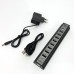 Розгалужувач USB HUB на 10 портів з активною зарядкою 220V, Розгалужувач юсб, Хаб для ноутбука