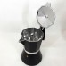 Гейзерна кавоварка Magio MG-1006 450 мл, Гейзер для кави, Кавоварка еспресо для плити