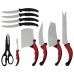 Набір кухонних ножів Contour Pro Knives 13 предметів, Набір кухонного приладдя набір ножів