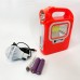Ліхтар кемпінг переносний 6399А - LED+COB, power bank, 2x18650, сонячна батарея. Колір: помаранчевий
