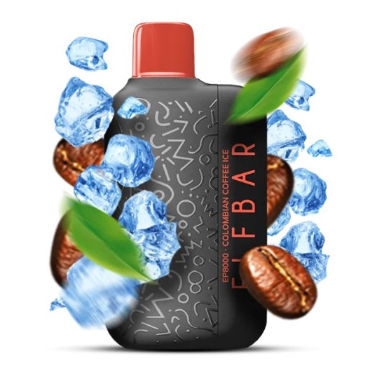 Elf Bar EP8000 5% 8000тяг. Колумбійська кава з льодом (Colombian Coffee Ice)
