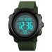 Годинник наручний чоловічий SKMEI 1434AGWT ARMY GREEN-WHITE, годинник армійський оригінал. Колір: зелений
