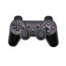 Бездротовий ігровий геймпад Doubleshock PS3/PC акумуляторний джойстик з функцією вібрації. Колір: чорний