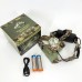 Ліхтар налобний 2130-T6 Military, акумуляторний 18650х2, zoom, зарядка micro USB, Головний ліхтарик